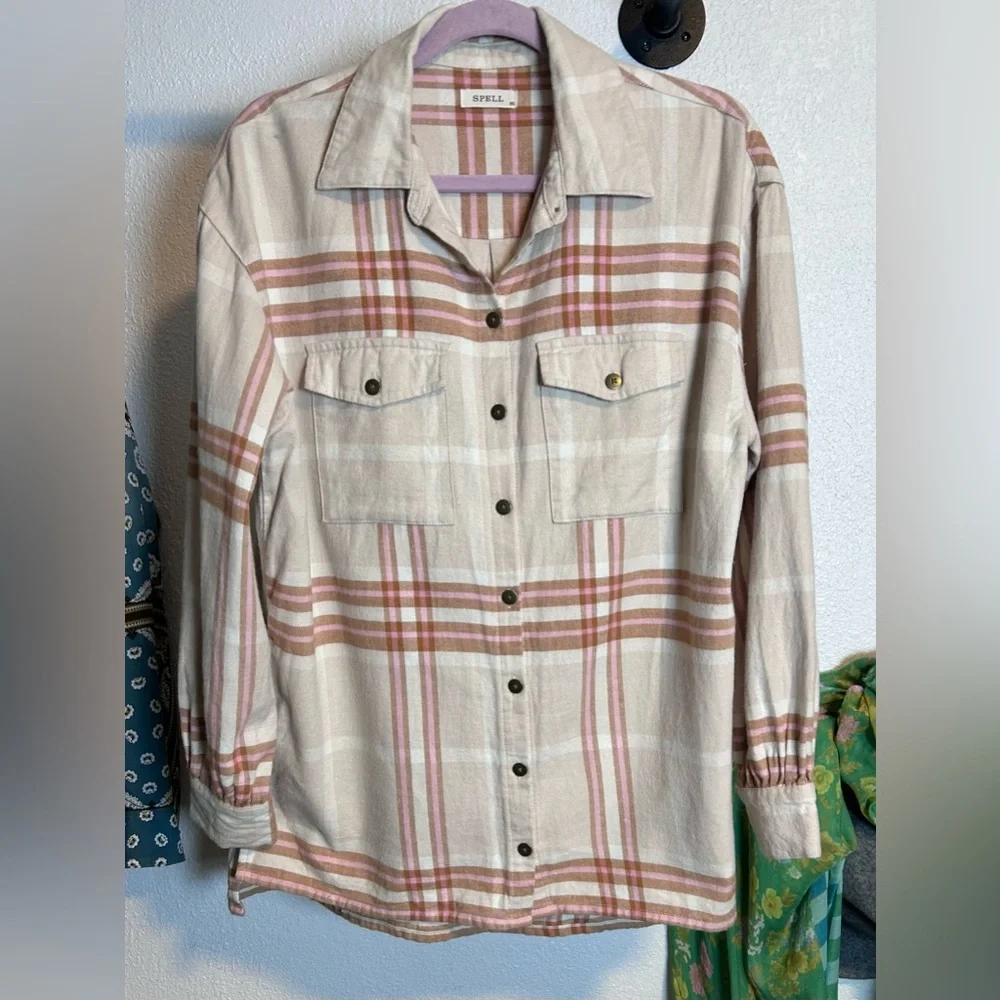 Spell Basecamp Flannel XS Musk - Picture 11 of 13